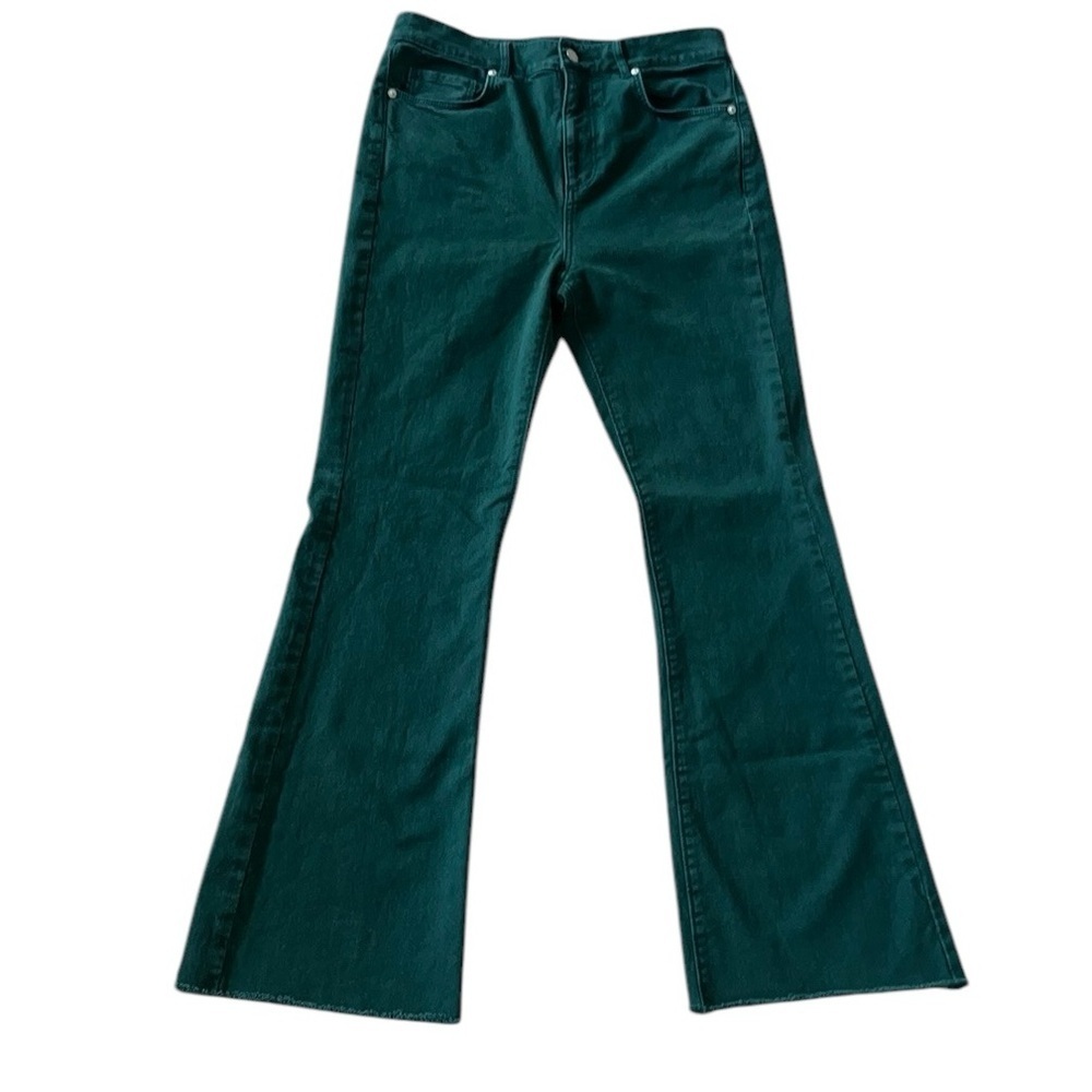 LOFT Fresh Cut High Rise Slim Flare Jeans Size 4 - Picture 4 of 11